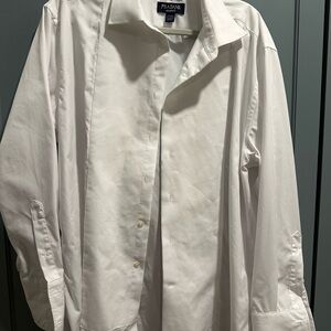 Jos. A. Bank tuxedo White Shirt 17 33